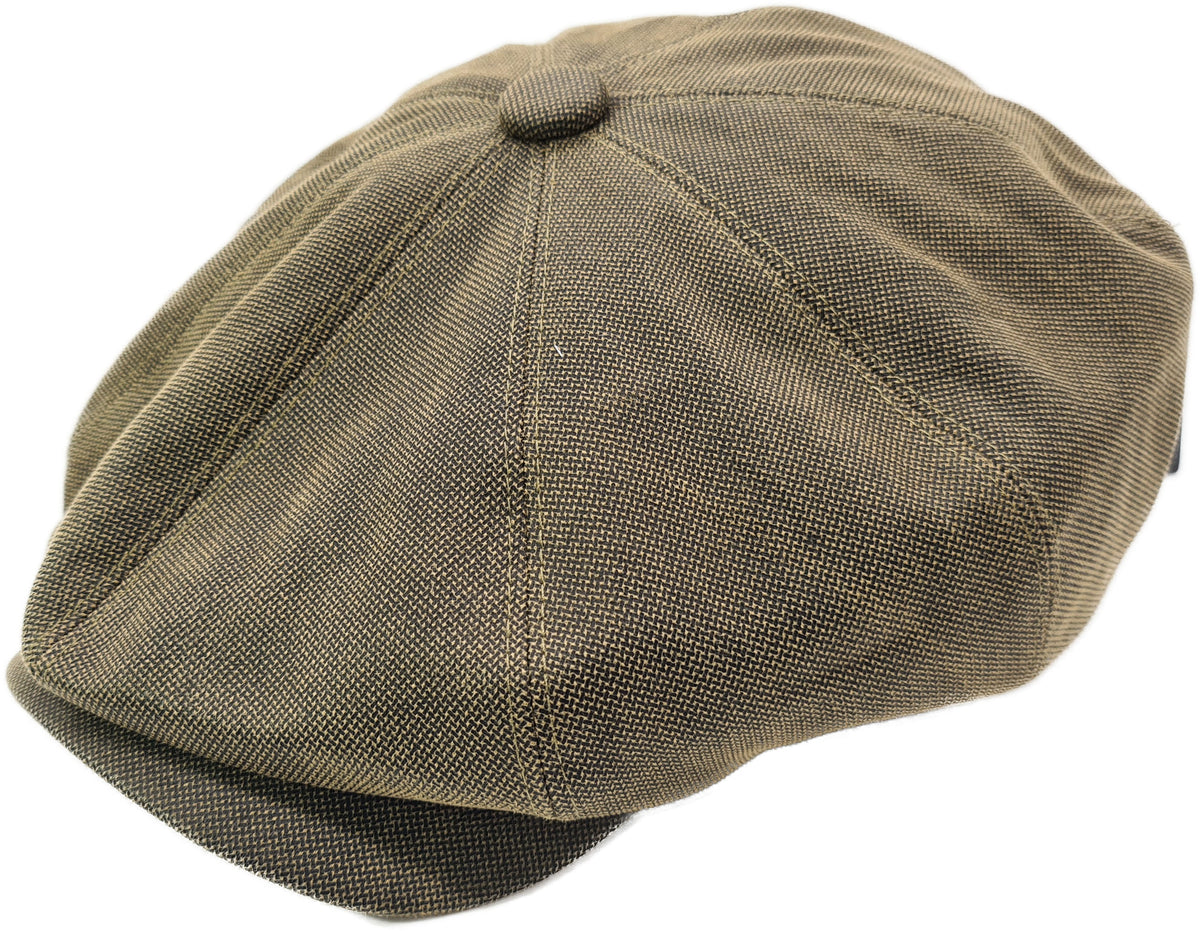 Waterproof Wax Newsboy Cap 3119