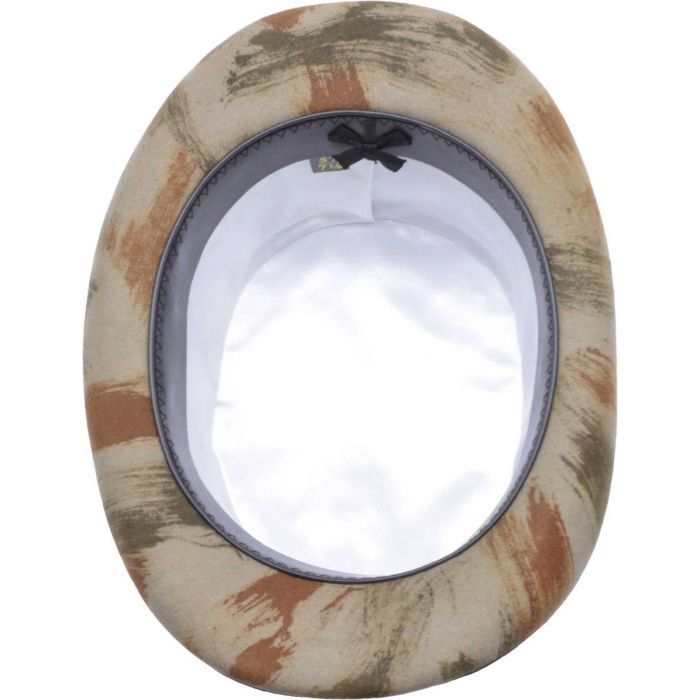 Brushed Patterned Top Hat