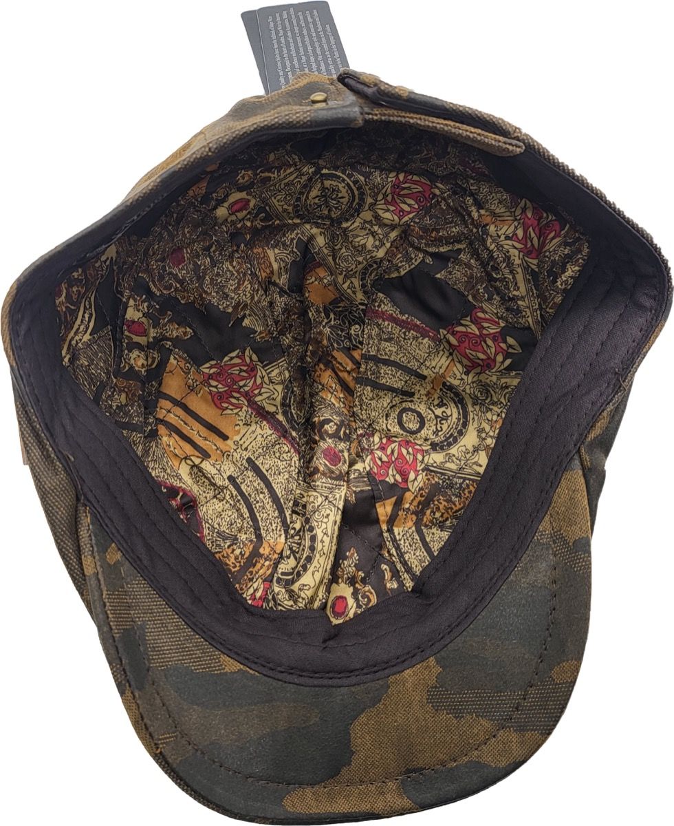 Classic Camouflage Wax Flat Caps.