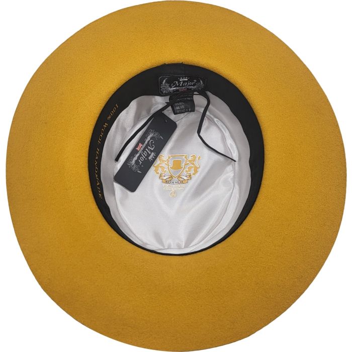 Classic Wool Felt Boater Hat