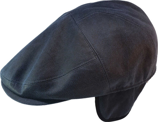 Waterproof With Ear Flaps Wax Newsboy Cap