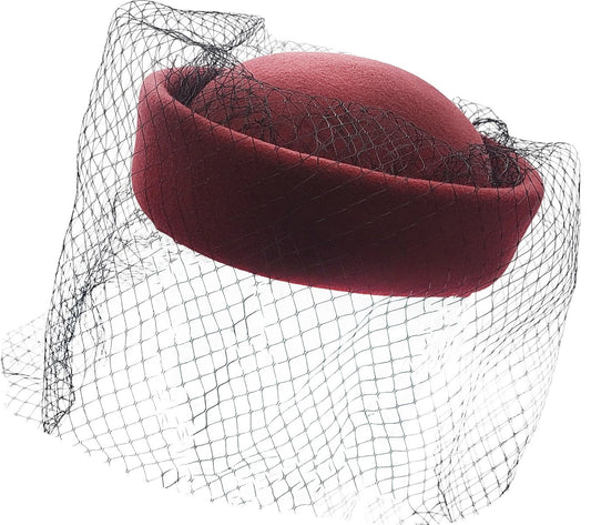 Womens Classic Pillbox Hat