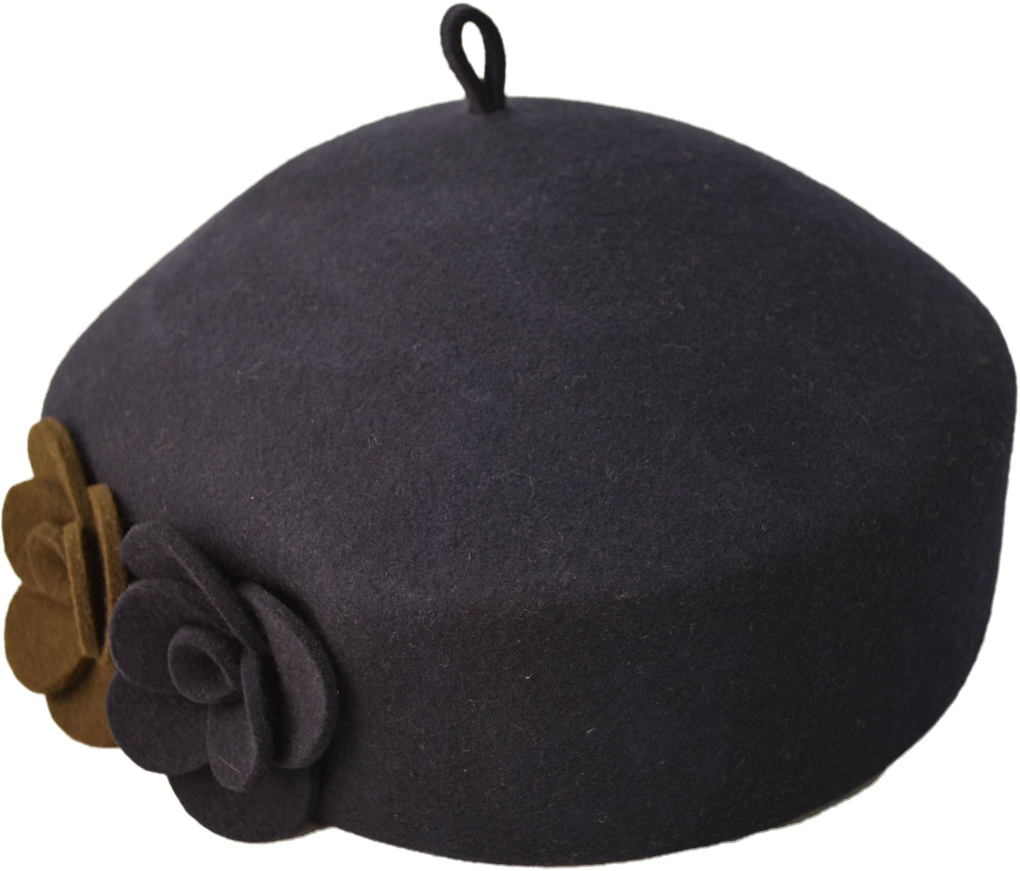 Womens Wool Felt Vintage Cloche Hat