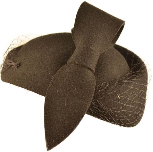 Womens Wool Felt Vintage Cloche Hat