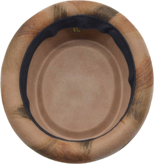 Womens Wool Pork Pie Cloche Hat