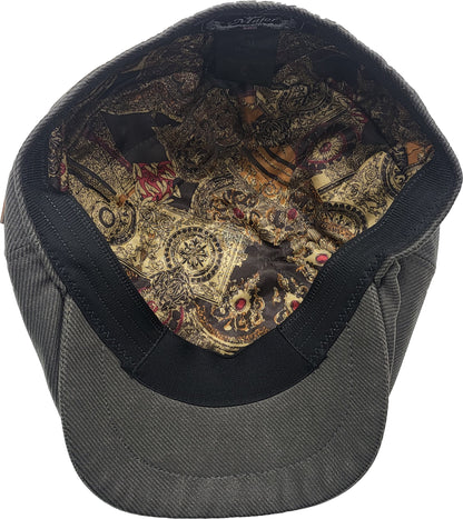 Waterproof Wax Newsboy Cap 3119