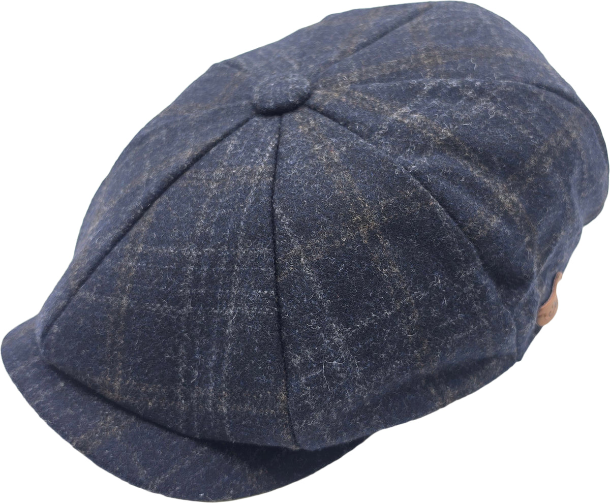 Classic checked Newsboy Cap 3129
