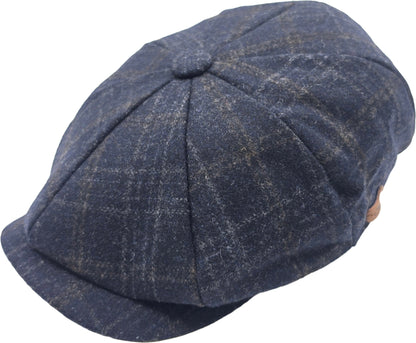 Classic checked Newsboy Cap 3129