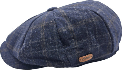 Classic checked Newsboy Cap 3129
