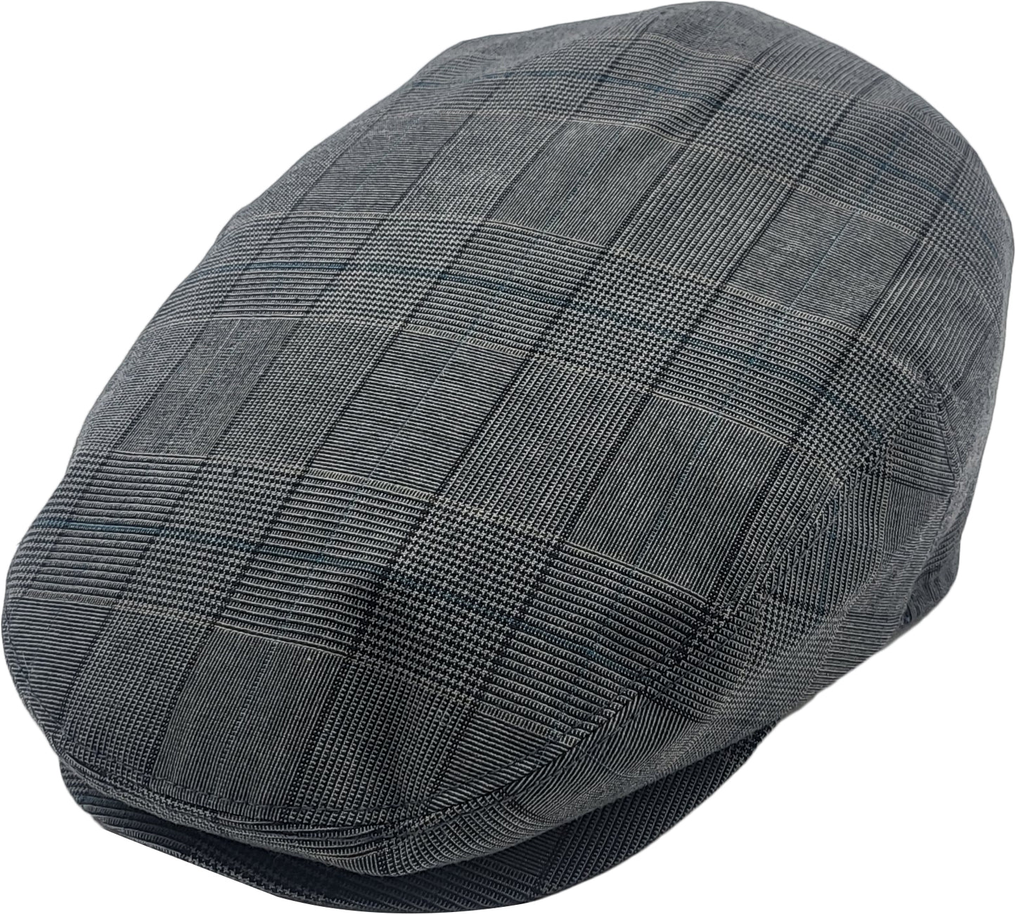 Mens Casual Outdoor Checked Flat Cap 3436
