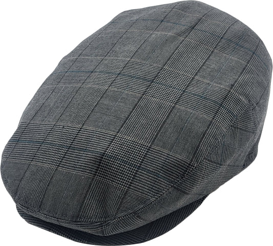 Mens Casual Outdoor Checked Flat Cap 3436
