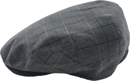 Mens Casual Outdoor Checked Flat Cap 3436