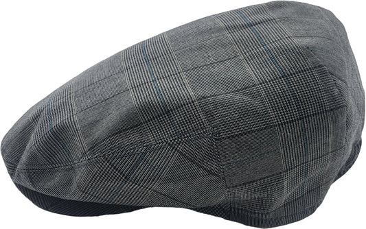 Mens Casual Outdoor Checked Flat Cap 3436