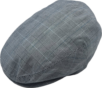 Mens Casual Outdoor Checked Flat Cap 3436