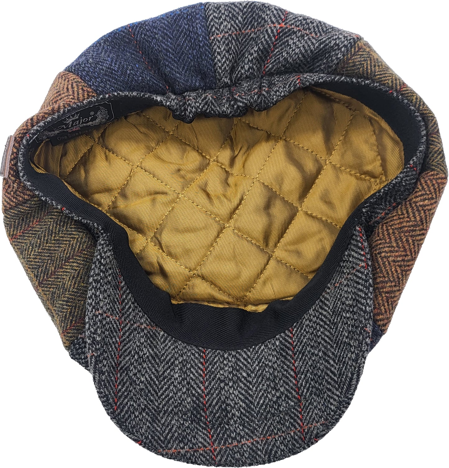 Patchwork Eight Panel Newsboy Cap 38267