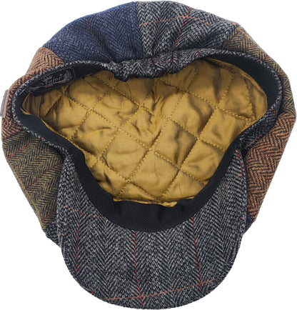Patchwork Eight Panel Newsboy Cap 38267