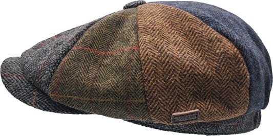 Patchwork Eight Panel Newsboy Cap 38267