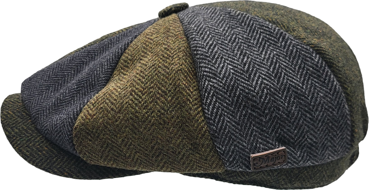 Patchwork Eight Panel Newsboy Cap 38268