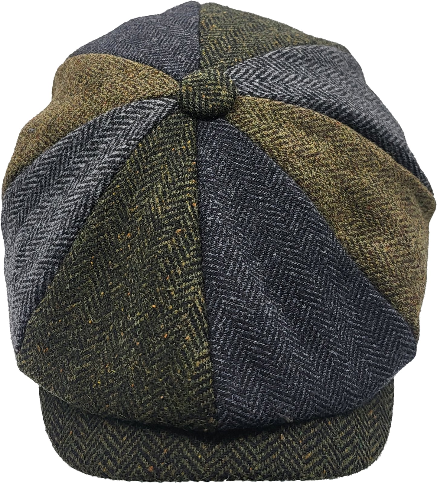 Patchwork Eight Panel Newsboy Cap 38268