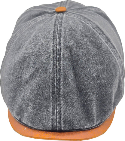 100% Cotton 6-Panel Flat Cap 39153