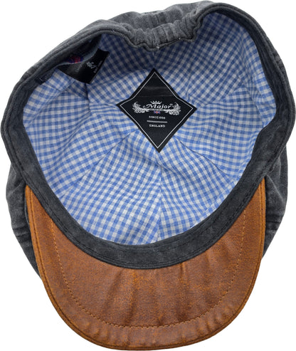 100% Cotton 6-Panel Flat Cap 39153