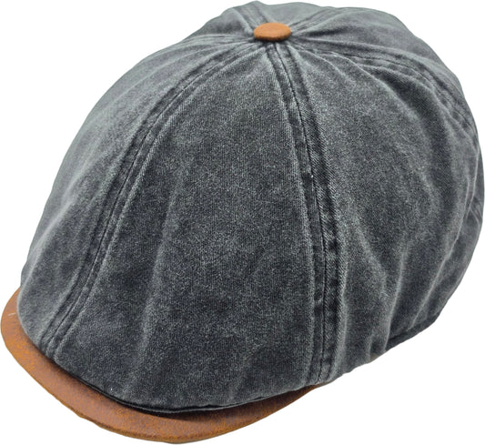 100% Cotton 6-Panel Flat Cap 39153