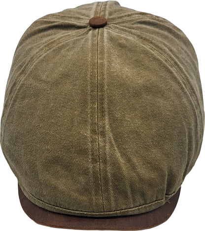 100% Cotton 6-Panel Flat Cap 39153