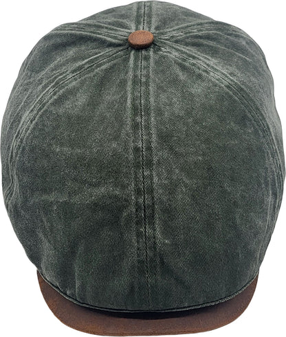 100% Cotton 6-Panel Flat Cap 39153