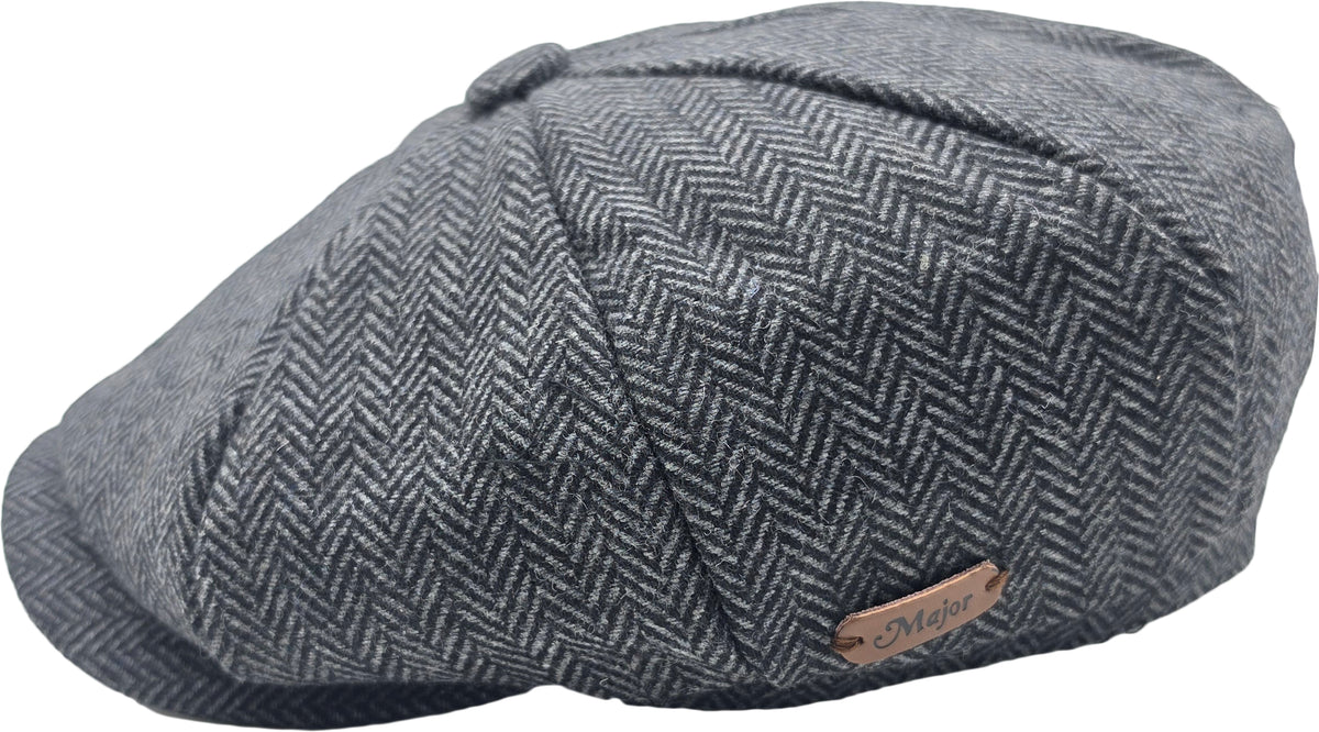 Classic Herringbone Newsboy Cap 4153