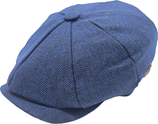 Classic Herringbone Newsboy Cap 4154