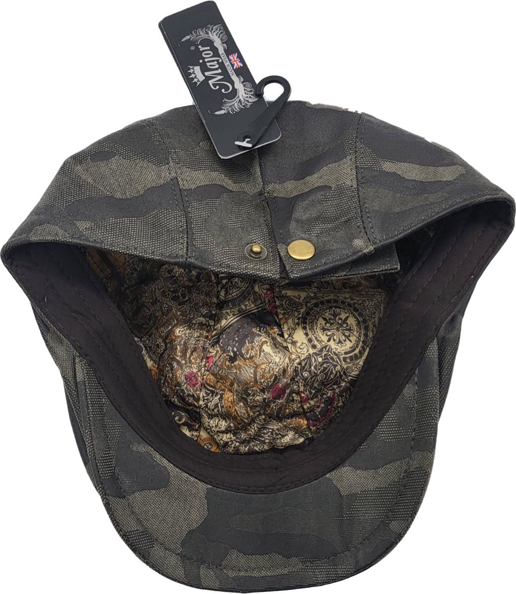 Classic Camouflage Wax Flat Caps.