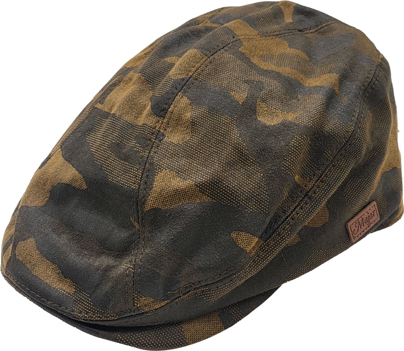 Classic Camouflage Wax Flat Caps.