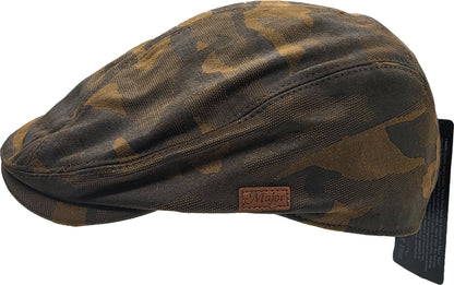 Classic Camouflage Wax Flat Caps.