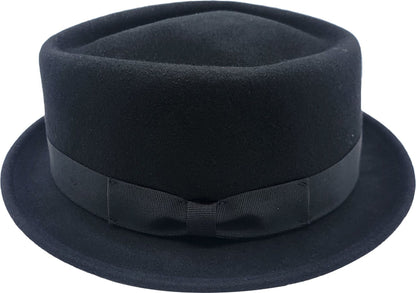 Classic Diamond Crown Pork Pie Hat