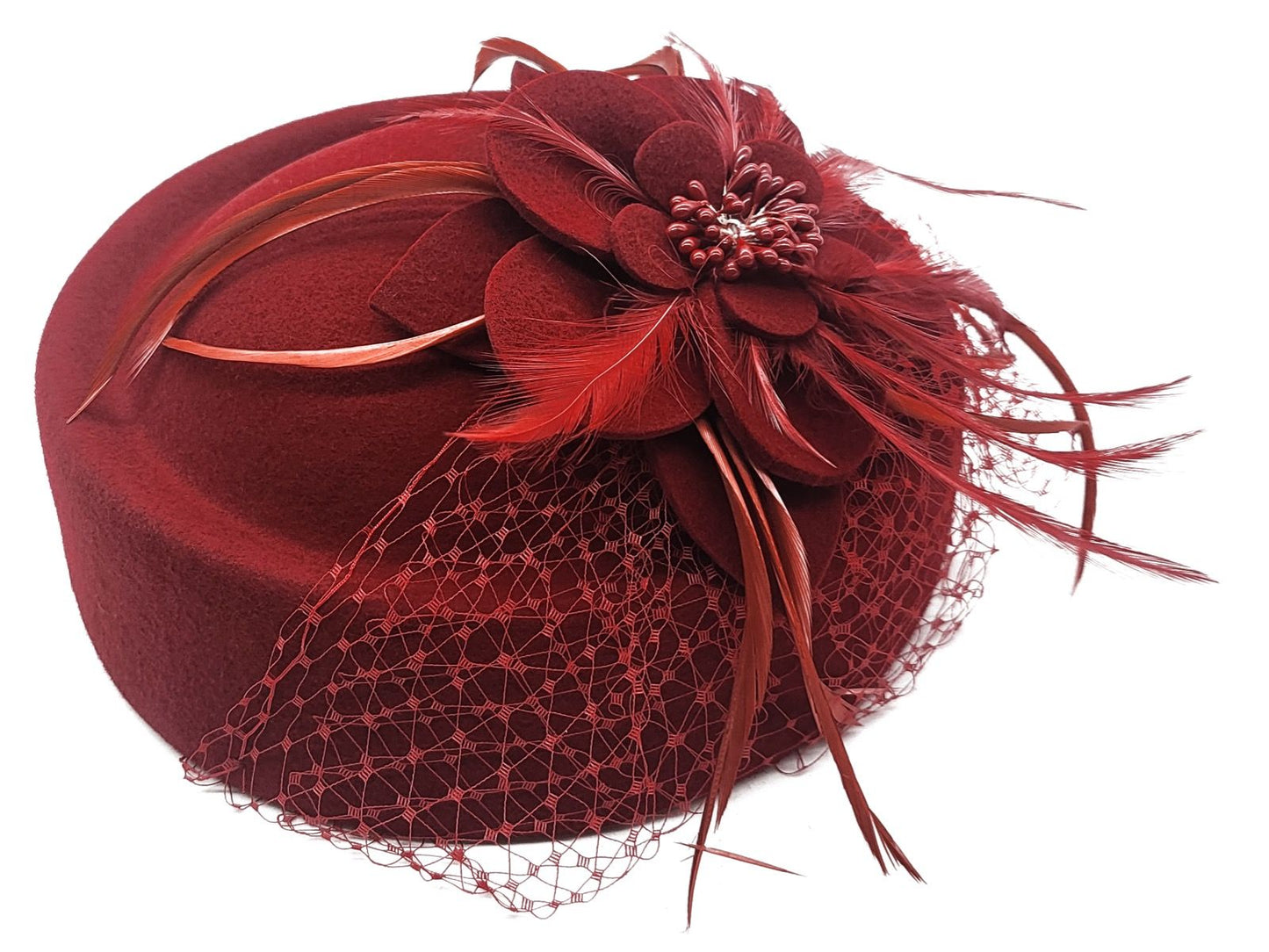 Classic Pillbox Facinator Hat