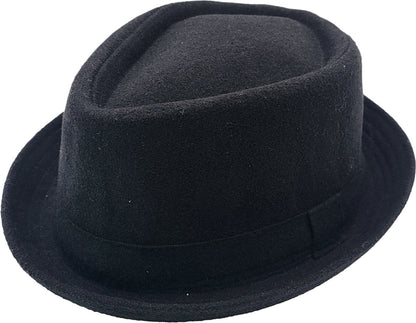 Classic Wool Blend Diamond Shape Pork Pie