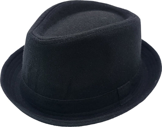 Classic Wool Blend Trilby Hat