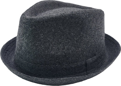Classic Wool Blend Trilby Hat