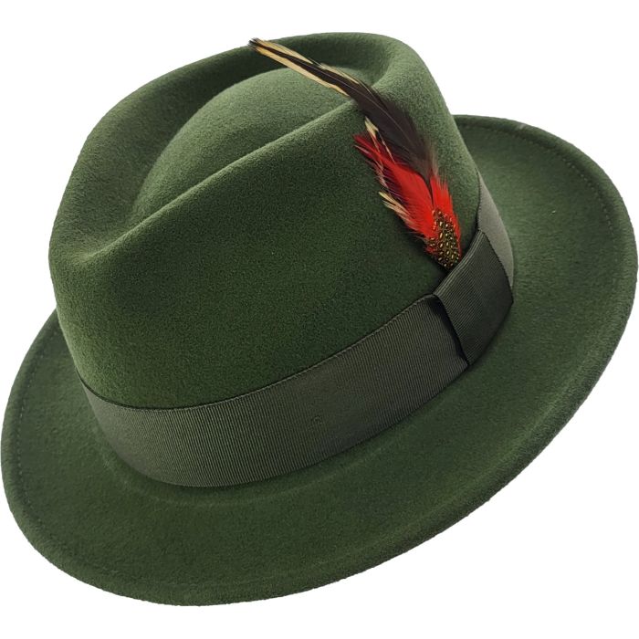 Wool Felt Trilby Hat