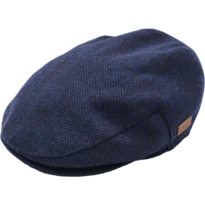 Herringbone Tweed Flat Cap