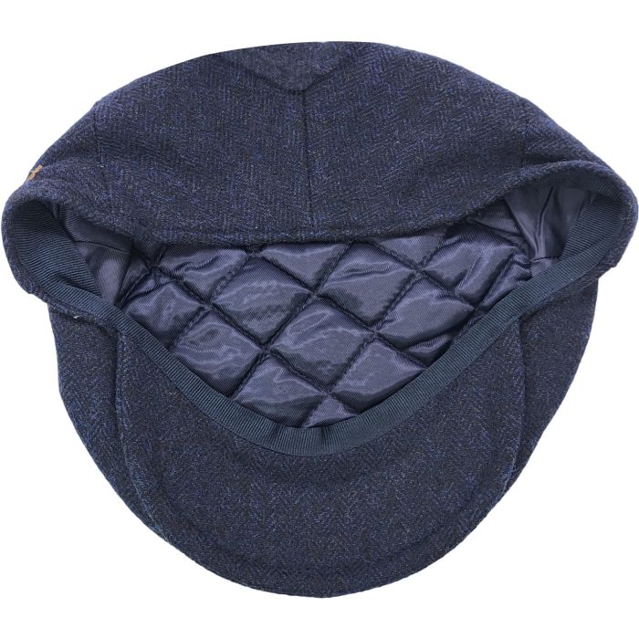 Herringbone Tweed Flat Cap