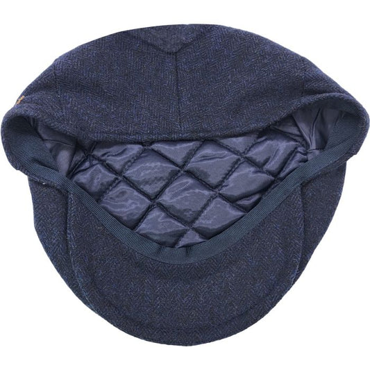 Herringbone Tweed Flat Cap
