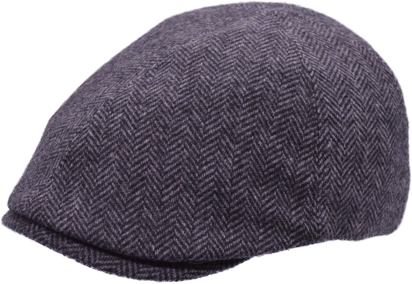 Herringbone Tweed Flat Cap