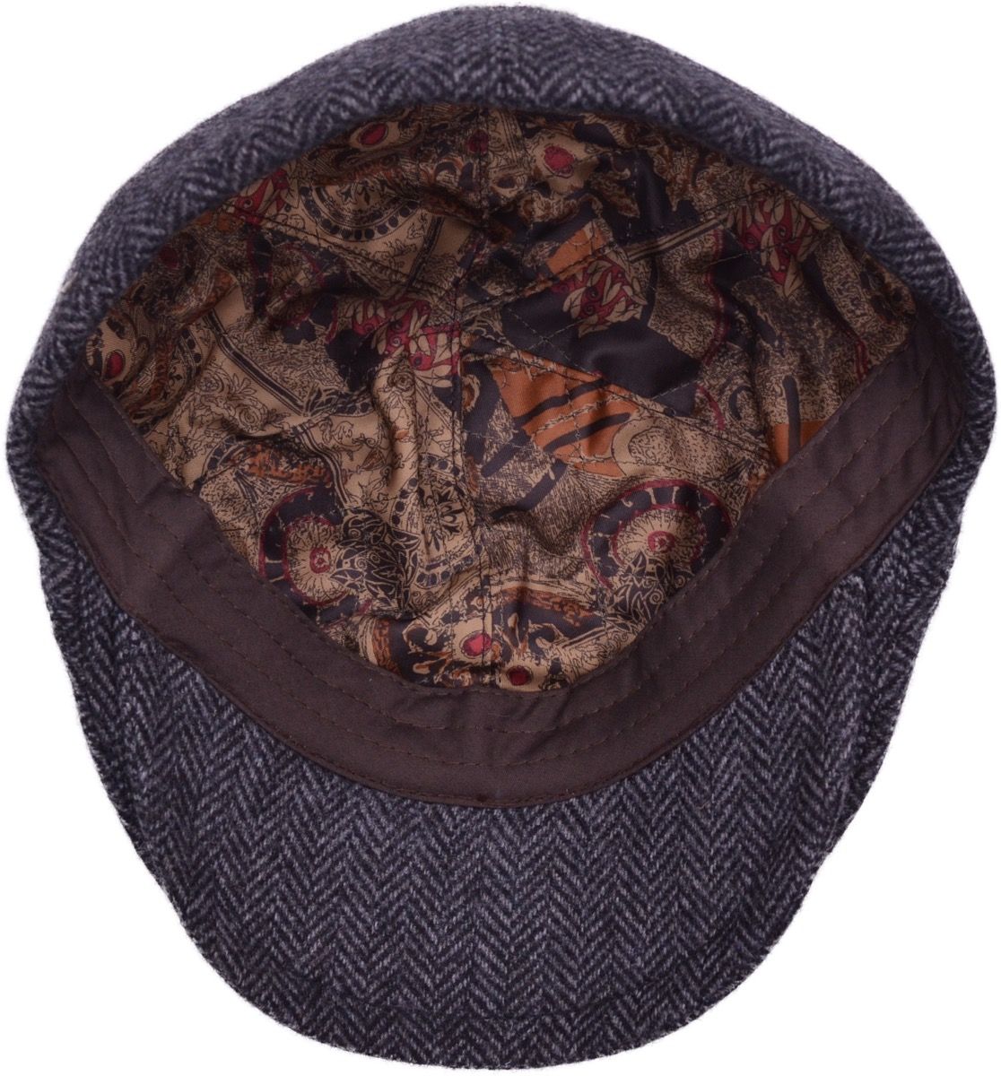 Herringbone Tweed Flat Cap