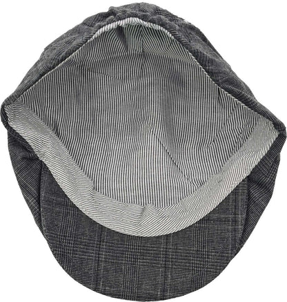 Mens Casual Outdoor Checked Flat Cap 3439
