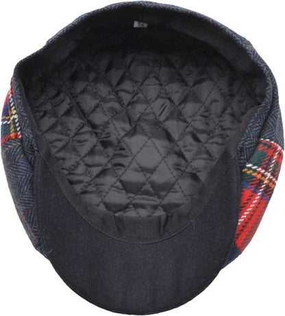 Patchwork Eight Panel Newsboy Cap