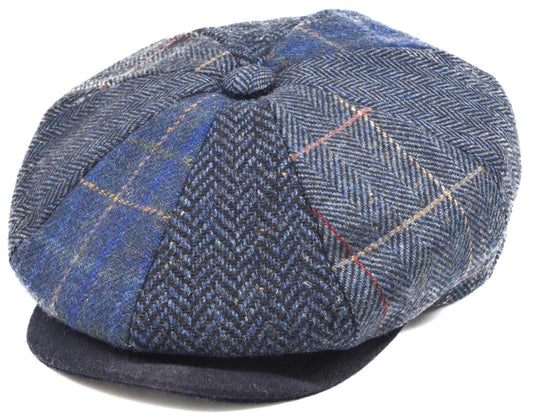 Patchwork Eight Panel Newsboy Cap
