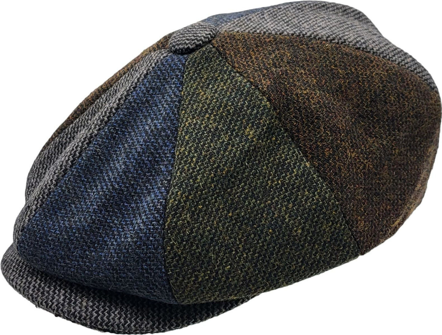 Patchwork Newsboy Cap