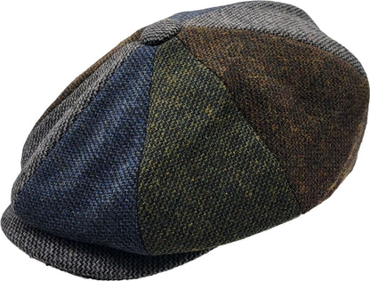 Patchwork Newsboy Cap