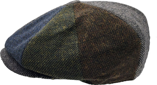 Patchwork Newsboy Cap